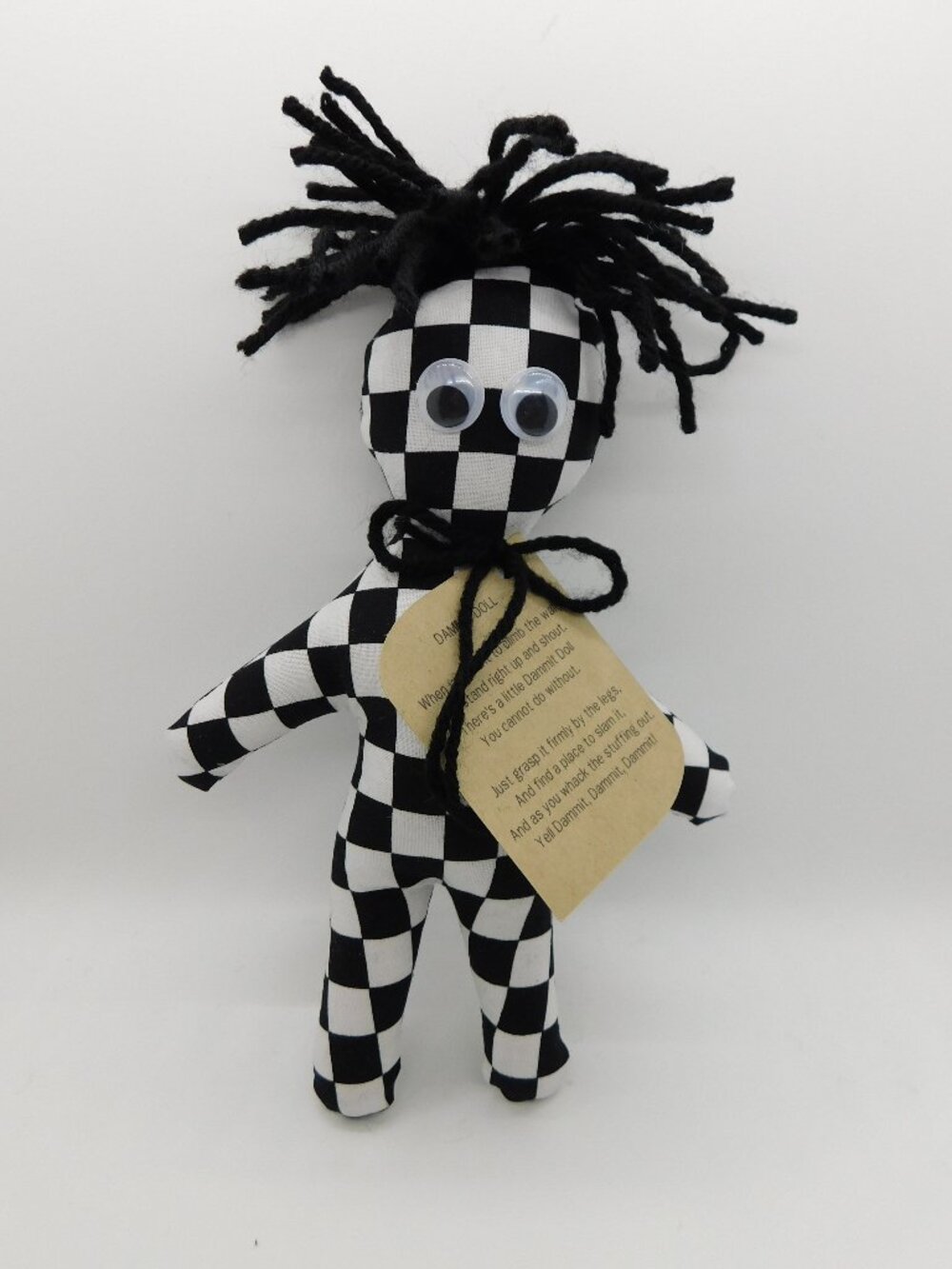 Checkered Dammit Doll